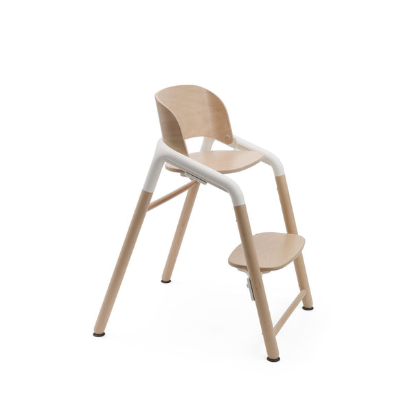Bugaboo Giraffe Stuhl Naturales Holz/ Weiss All-in-Set