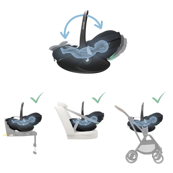 Maxi Cosi Pebble 360 Pro² Twillic Graphite