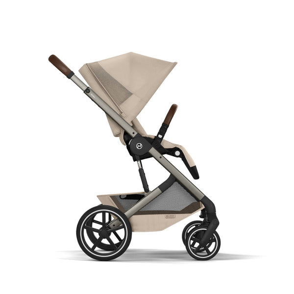 Cybex Balios S Lux mit Fold Cot Set Almond Beige