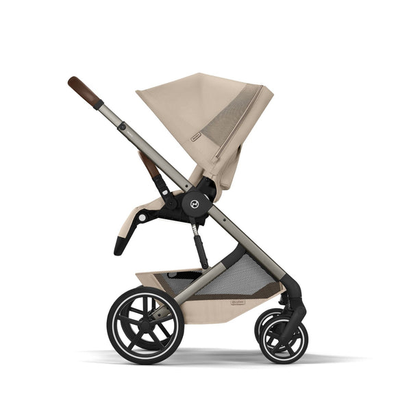 Cybex Balios S Lux mit Fold Cot Set Almond Beige