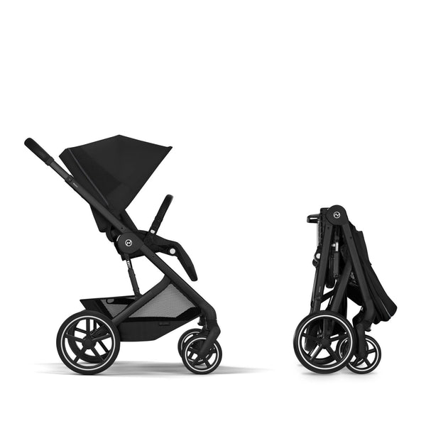 Cybex Balios S Lux mit Fold Cot Set Moon Black