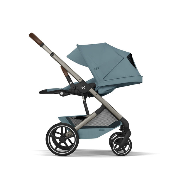 Cybex Balios S Lux mit Fold Cot Set Stormy Blue