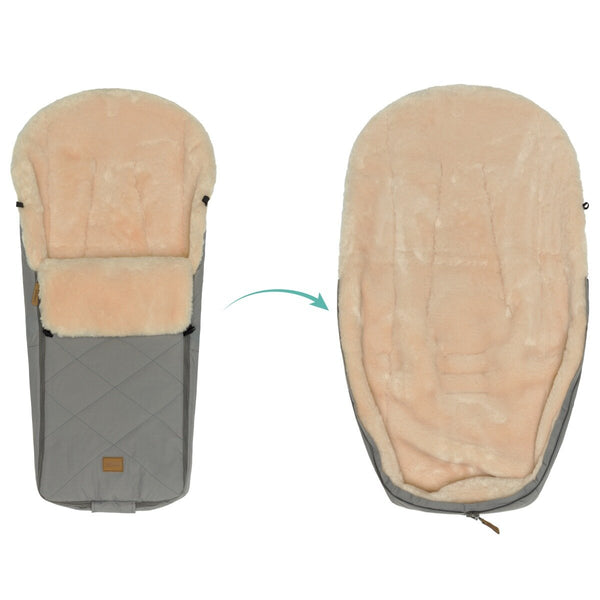 Fillikid Winterfußsack Vegan Comfort Grau