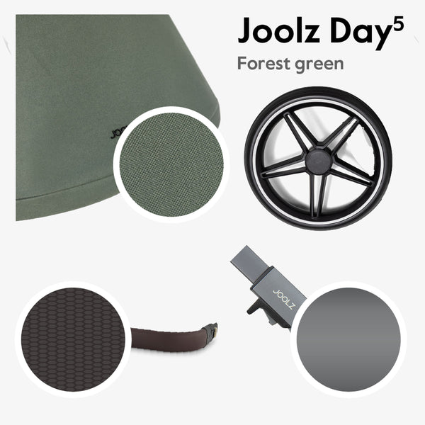 Joolz Day⁵ Forest Green + Fußsack gratis