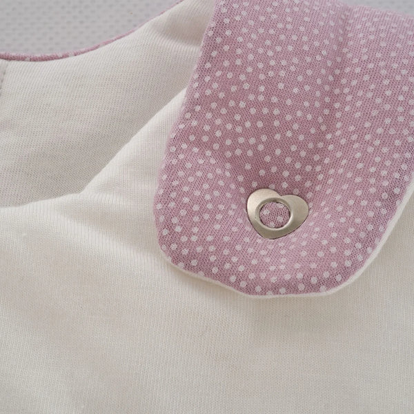 LIEBMICH Schlafsack Set Punkte rosa / Größe 50/56