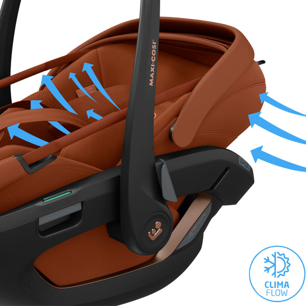 Maxi Cosi Coral Slide Pro i-Size Babyschale Copper Terra