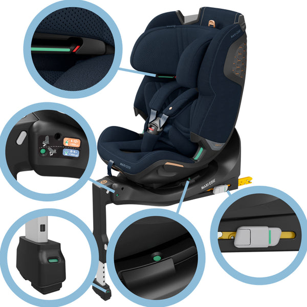 Maxi Cosi Emerald 360 Pro Kindersitz (0-12 Jahre) Authentic Blue