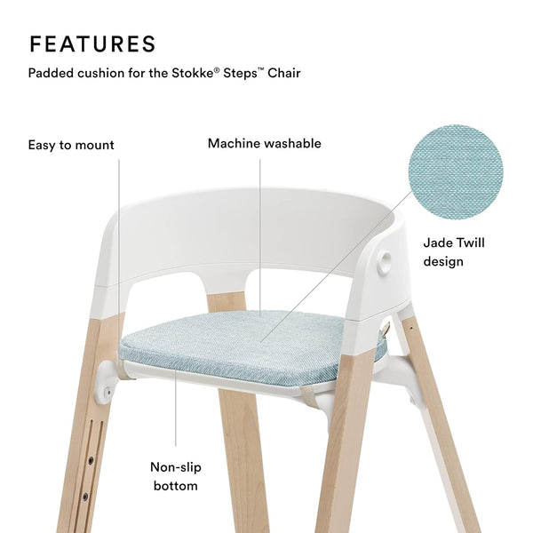 Stokke Steps Sitzkissen Jade Twill