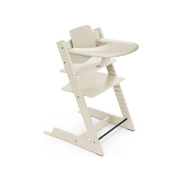 Stokke Tripp Trapp Vanilla White + Baby Set gratis