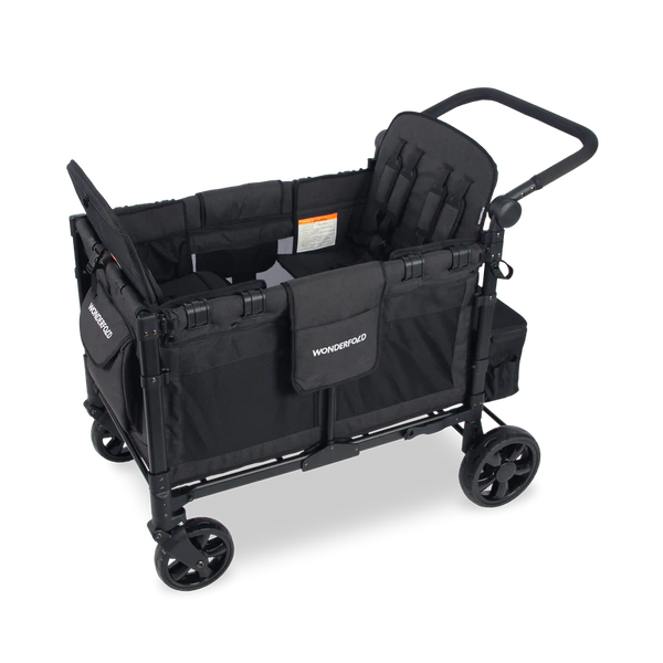 Wonderfold W4 Elite Kinderwagen Black (4 Sitzer)
