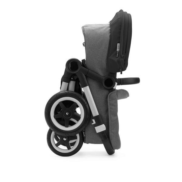 Bugaboo Donkey 5 Twin Gestell (Schwarz) / Stoff (Mitternachtsschwarz) / Dach (Mitternachtsschwarz)