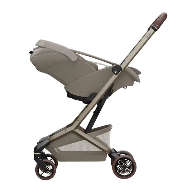 Maxi Cosi Coral Slide Pro i-Size Babyschale Sapphire Sand