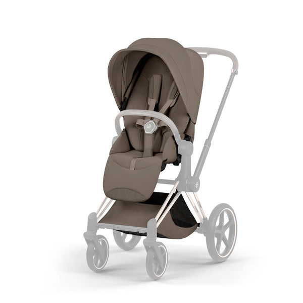 Cybex E-Priam 5.0 Style Rosegold / Coconut Brown