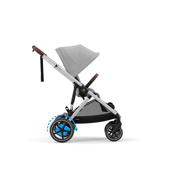 Cybex e-Gazelle S (Silbernen Rahmen) Stone Grey + Wanne