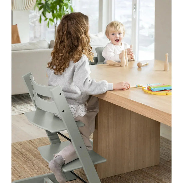 Stokke Tripp Trapp Glacier Green + Baby Set gratis