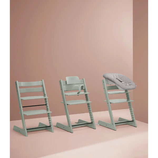 Stokke Tripp Trapp Glacier Green + Baby Set gratis