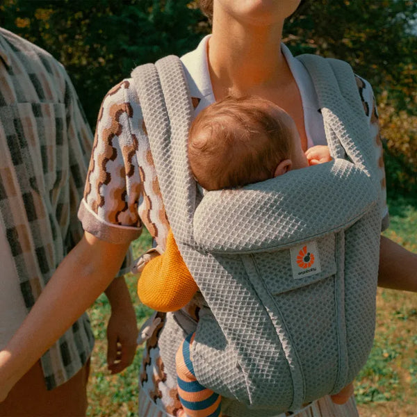 Omni Deluxe Babytrage Pearl Grey Mesh