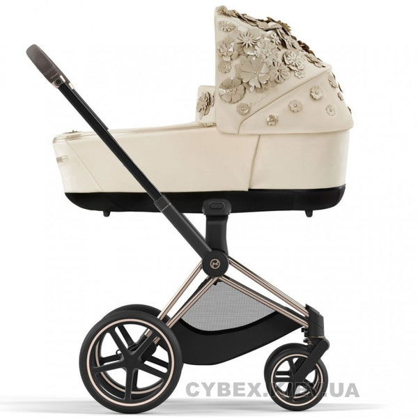 Cybex Priam Lux Cot Simply Flowers Nude Beige