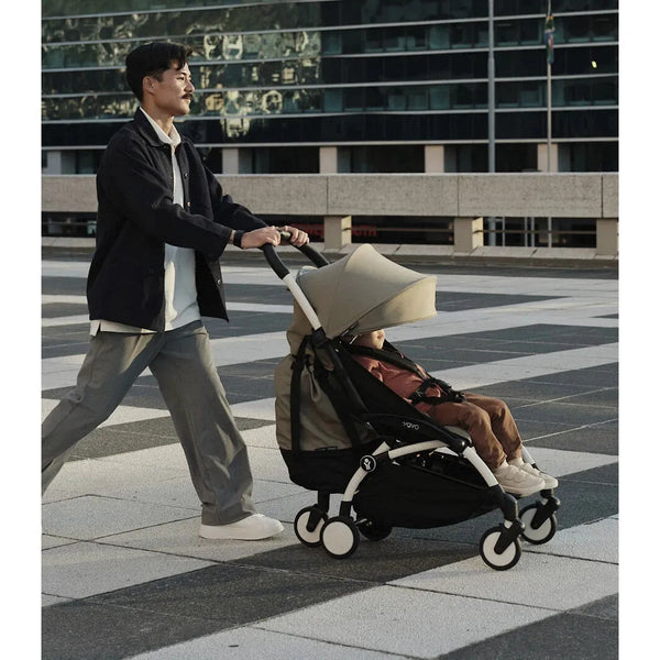 Stokke® YOYO³ Black / Olive + Babyzen Cot Olive