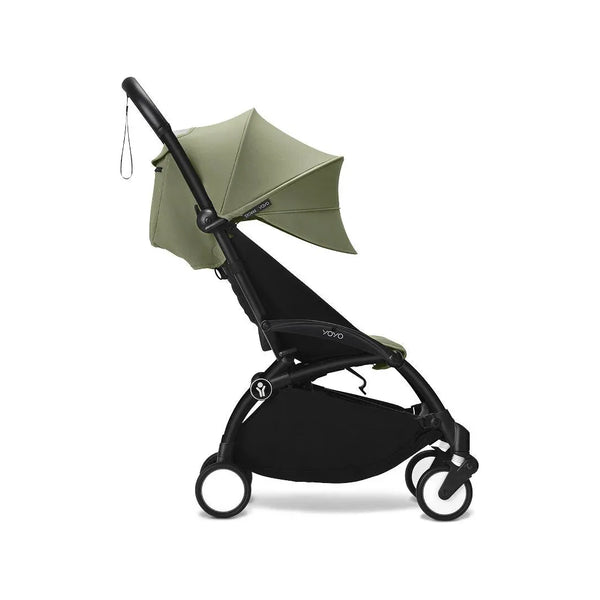 Stokke® YOYO³ Black / Olive + Babyzen Cot Olive