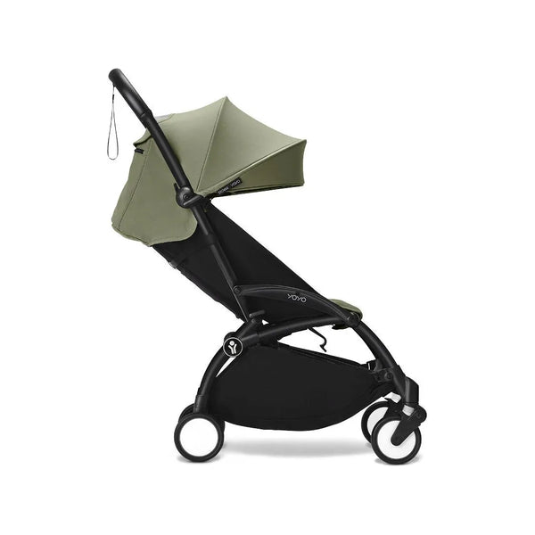 Stokke® YOYO³ Black / Olive + Babyzen Cot Olive
