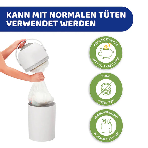 Chicco Windeleimer Odour Off weiß