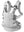 BabyBjörn Harmony Babytrage Gewebt, Light Grey Melange