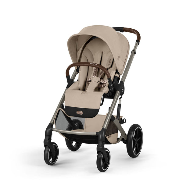 Cybex Balios S Lux mit Fold Cot Set Almond Beige