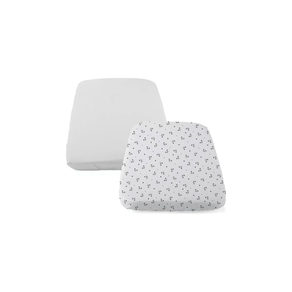Chicco Spannbettlaken NEXT2ME Panda (2 STK.)