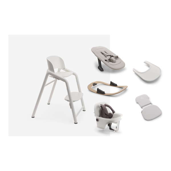 Bugaboo Giraffe Stuhl Weiss All-in-Set