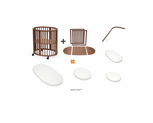 Stokke Sleepi Mini V3 Warm Brown All-in-One Set (Nur im Fachhandel!)