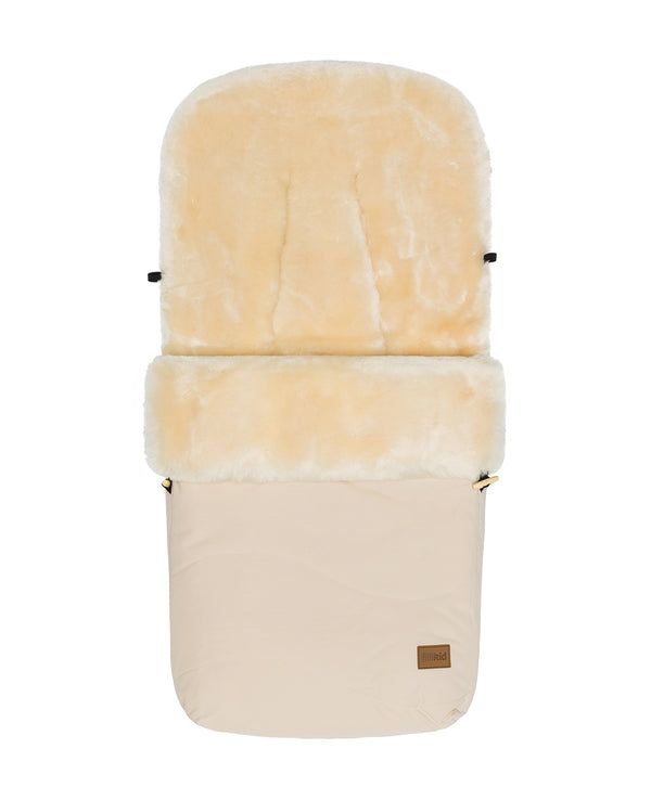 Fillikid Lammfell-Winter-Fußsack Davos Natur