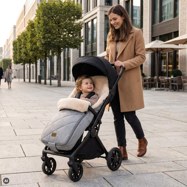 Fillikid Winterfußsack Vegan Comfort Grau