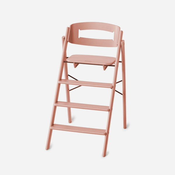 KAOS Klapp Hochstuhl aus Holz, klappbar Beach Pale Coral