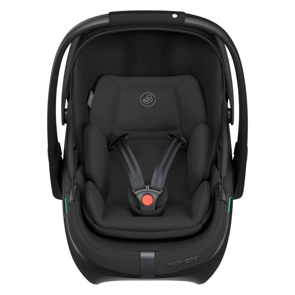 Maxi Cosi Coral Slide Pro i-Size Babyschale Onyx Black + Family Fix Slide Pro
