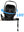Maxi Cosi Coral Slide Pro i-Size Babyschale Onyx Black + Family Fix Slide Pro