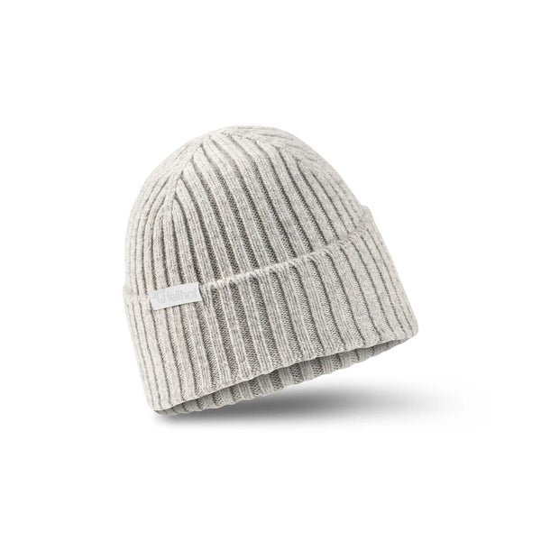 Merino Babymütze Purzl Grau / Größe 40/43