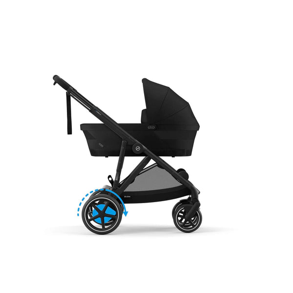 Cybex e-Gazelle S (Black Rahmen) Moon Black + Wanne