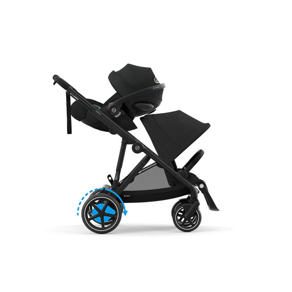 Cybex e-Gazelle S (Black Rahmen) Moon Black + Wanne