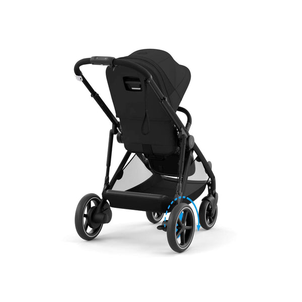 Cybex e-Gazelle S (Black Rahmen) Moon Black + Wanne