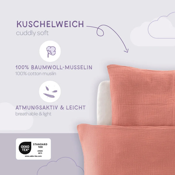 Träumeland Bettwäsche Aprikose