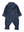 Overall aus Melangefleece Blau Melange / Größe 56