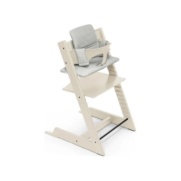 Stokke Tripp Trapp Vanilla White + Baby Set gratis