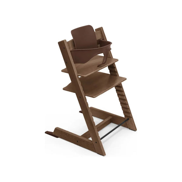 Stokke Tripp Trapp Warm Brown + Baby Set gratis