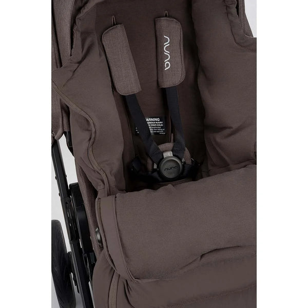 Nuna Winter-Zubehör aus Merinowolle (Fußsack & Handschuhe) Chestnut