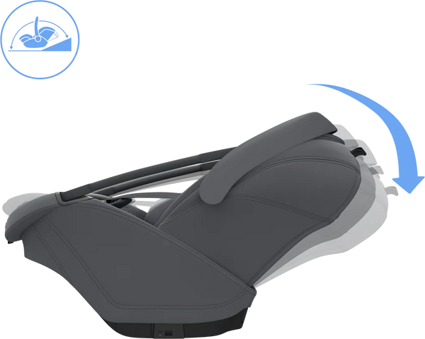 Maxi Cosi Coral Slide Pro i-Size Babyschale Moon Graphite