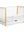 Bett Weiss + Lade 60 x 120
