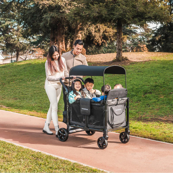 Wonderfold W4 Elite Kinderwagen Black (4 Sitzer)