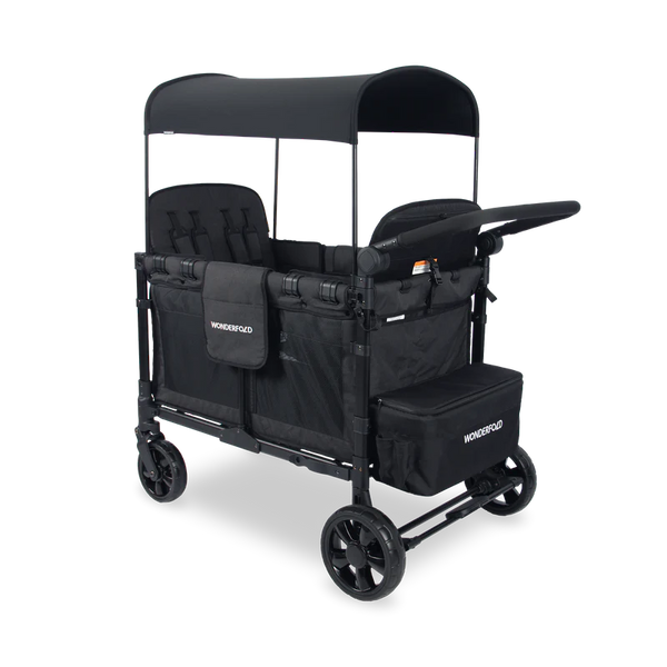 Wonderfold W4 Elite Kinderwagen Black (4 Sitzer)