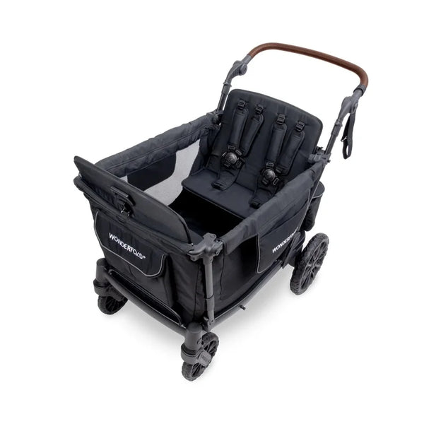Wonderfold L4 Kinderwagen Black (4 Sitzer)